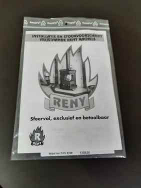 Houtkachel zwart