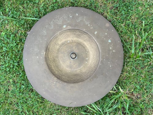 Zware messing gong