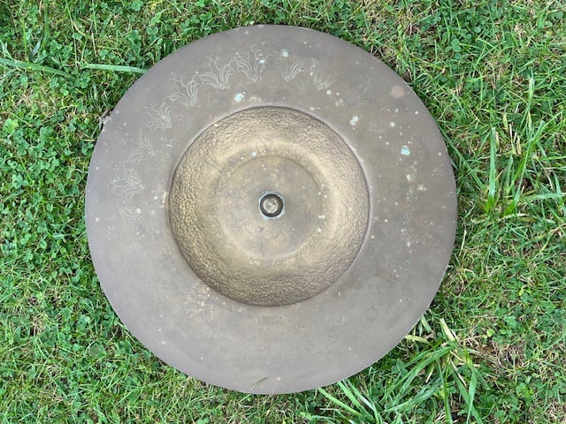 Zware messing gong