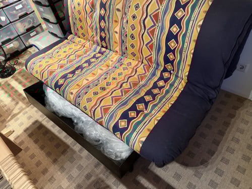 Bedbank futon met onderopslagbak
