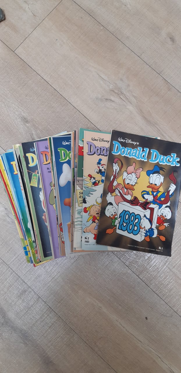 Diverse jaargangen Donald Duck 1972-1984