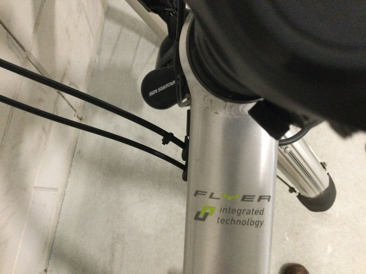 Fiets met ondersteuning
