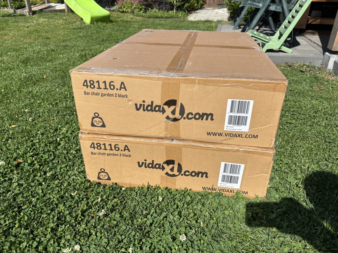 VidaXL Barstoelen buiten