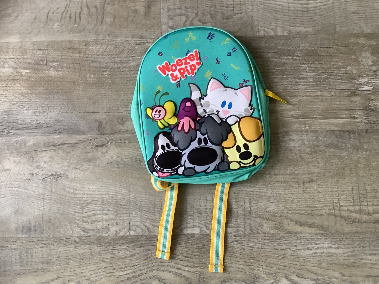 Poppenkast Woezel en Pip + Handpoppen + Rugzak