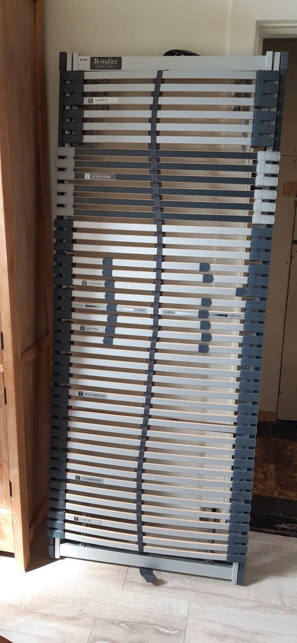 Verstelbare lattenbodem 80 x 200 cm