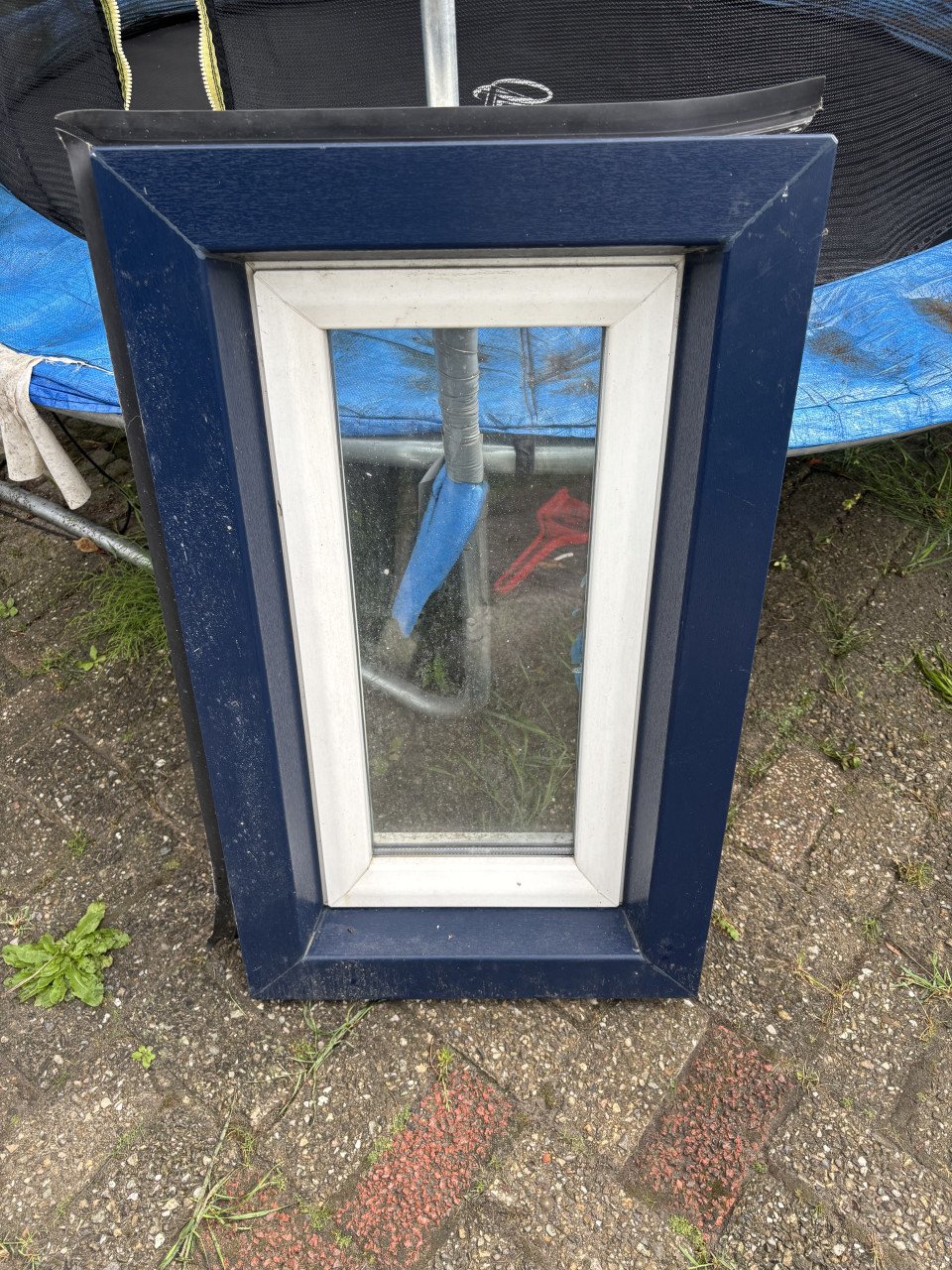 Kleine kunstof kozijntjes