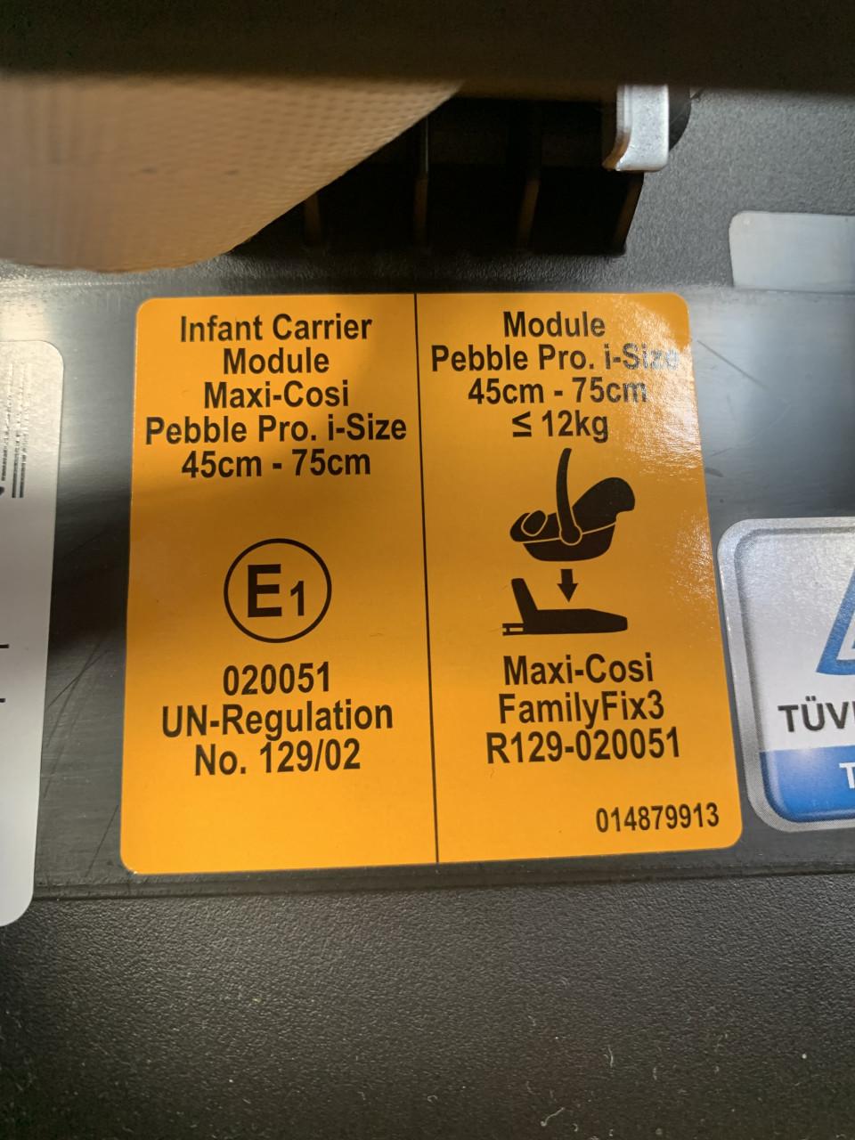 MaxiCosi Pebble Pro i-Size met Newborn Insert