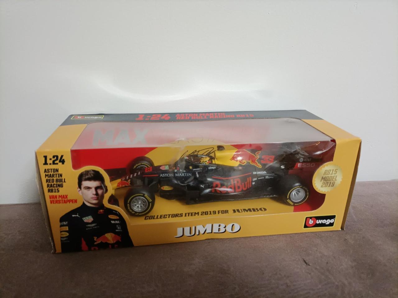 4x Max Verstappen Jumbo Formule 1 Modelauto (4 edities)