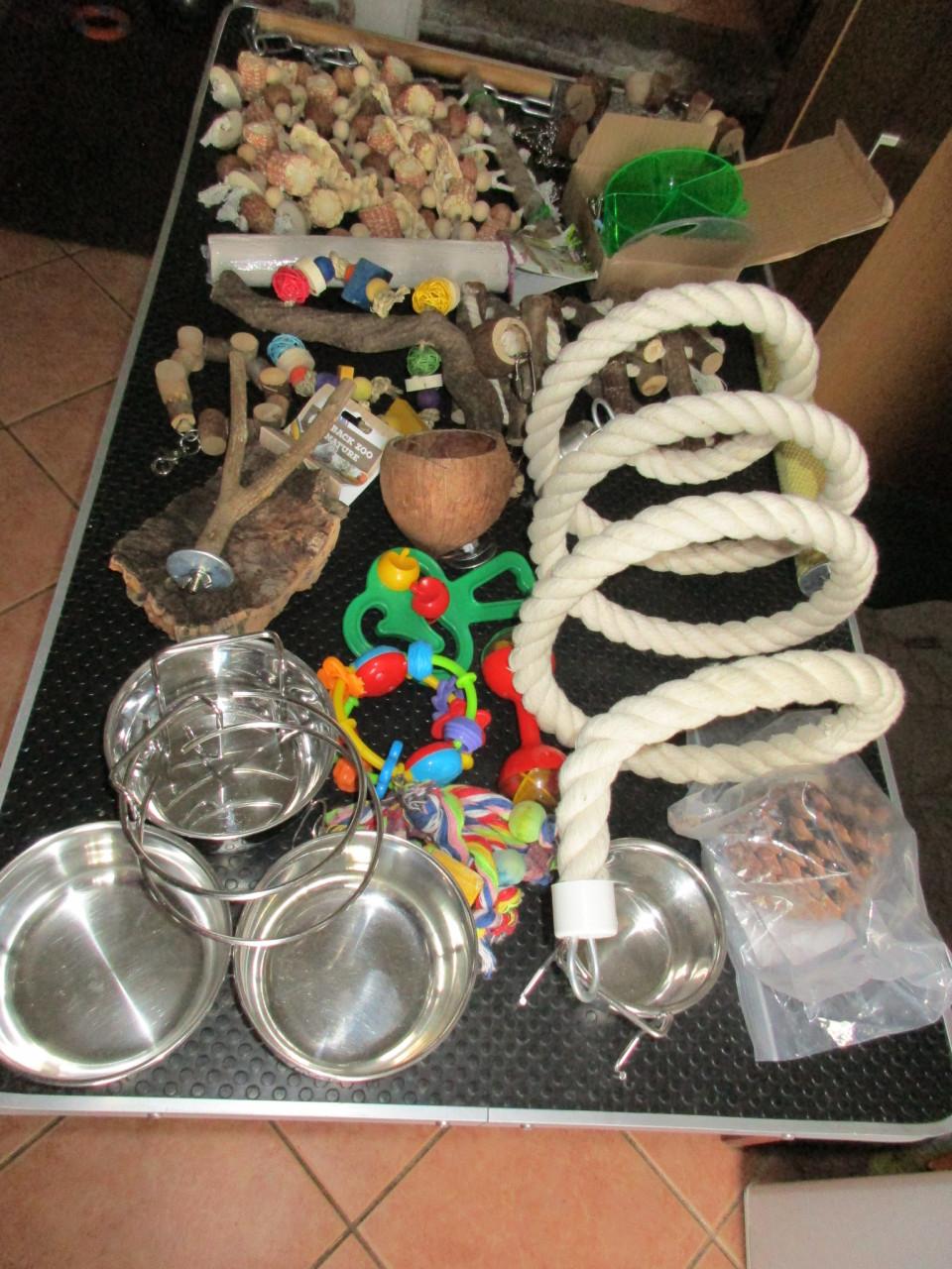 Papagaaien benodigdheden