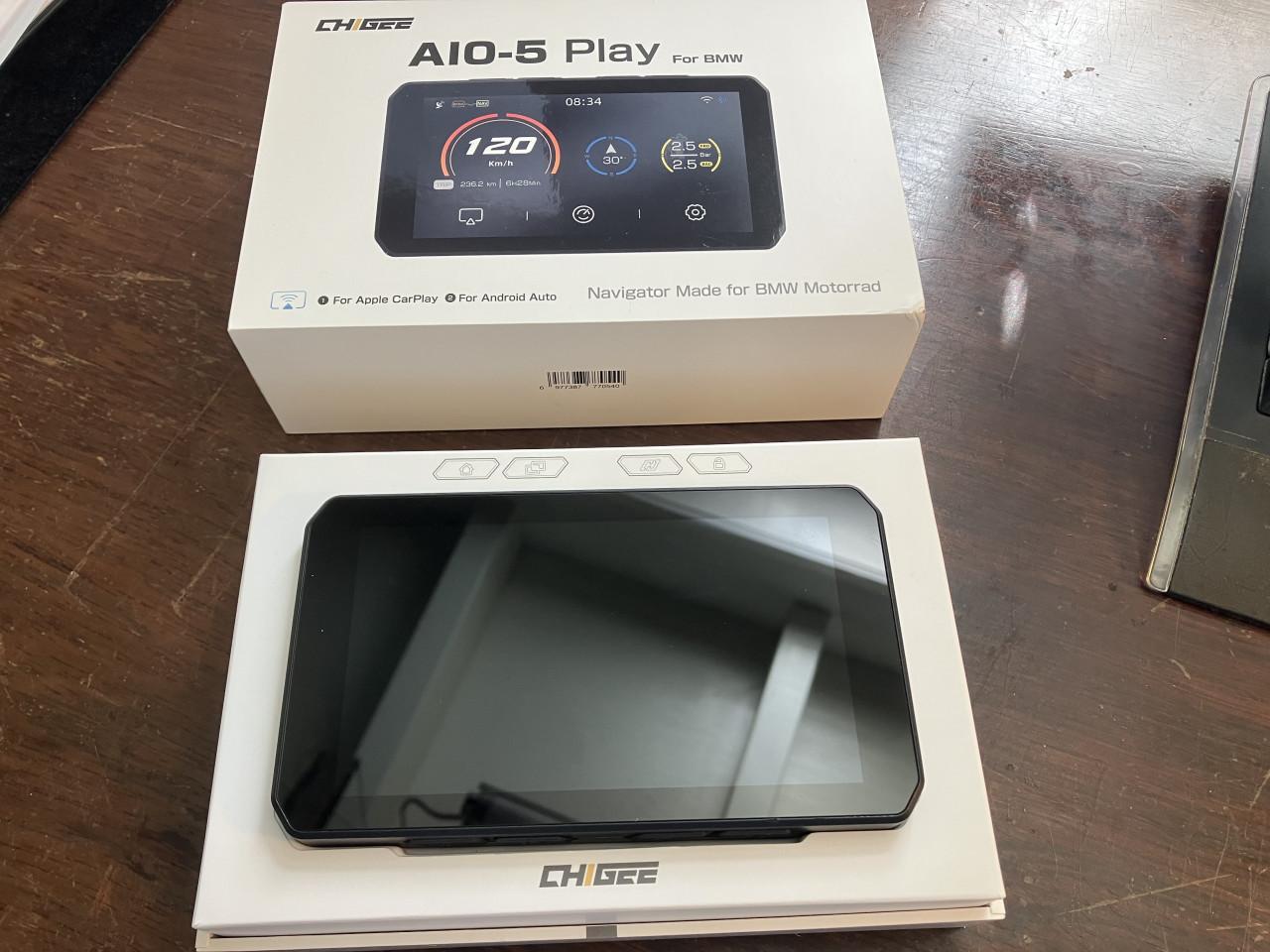 Chigee AIO-5 Play for BMW in nieuwstaat carplay en android auto +wonderwiel