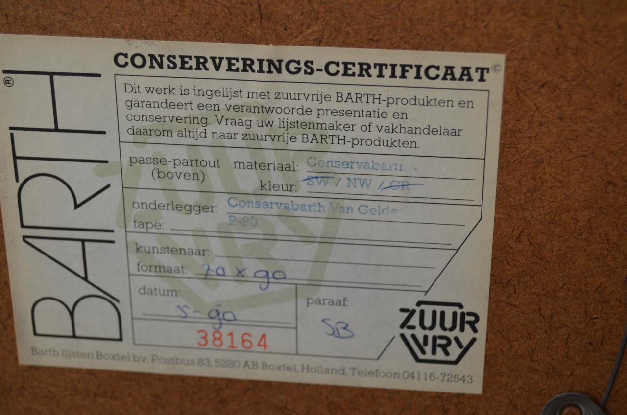 Grote zeefdruk Bep Toscani 1990 genummerd/gesigneerd (2) Vriendenprijs!