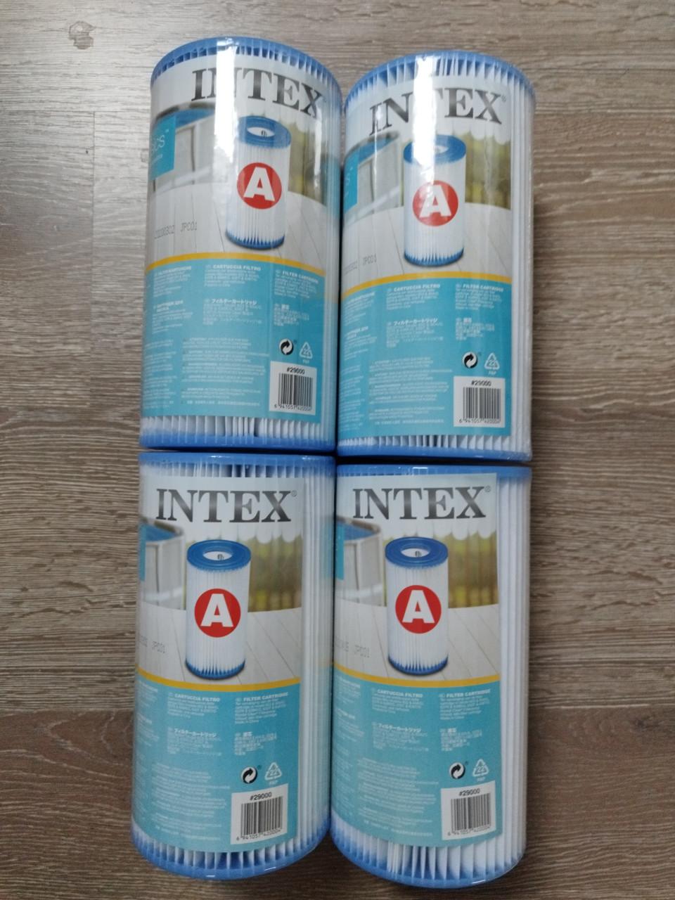 4x Intex A zwembadfilter