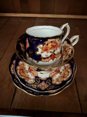 Dames en heren kop en schotel