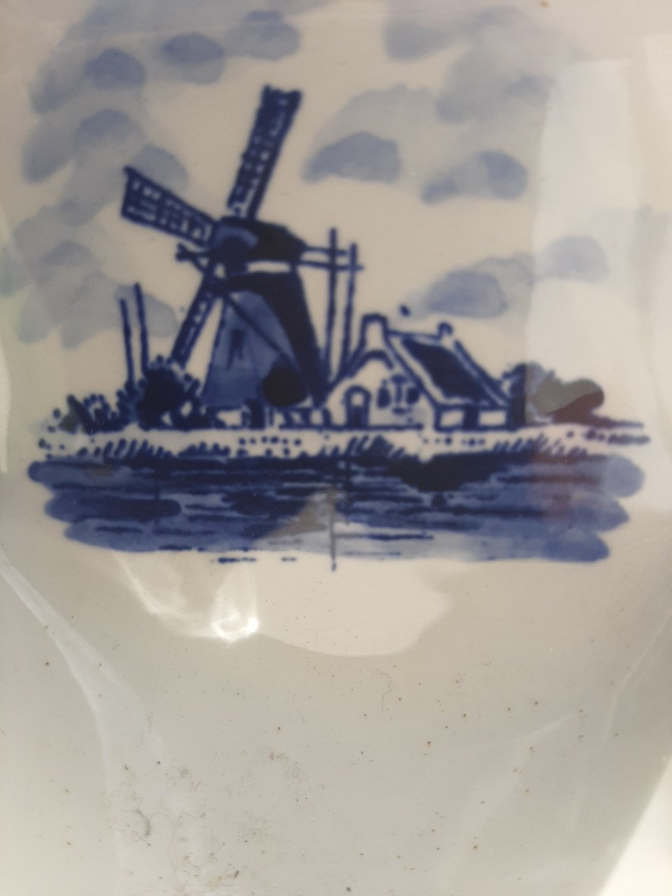 Delfdsblauw asbakje