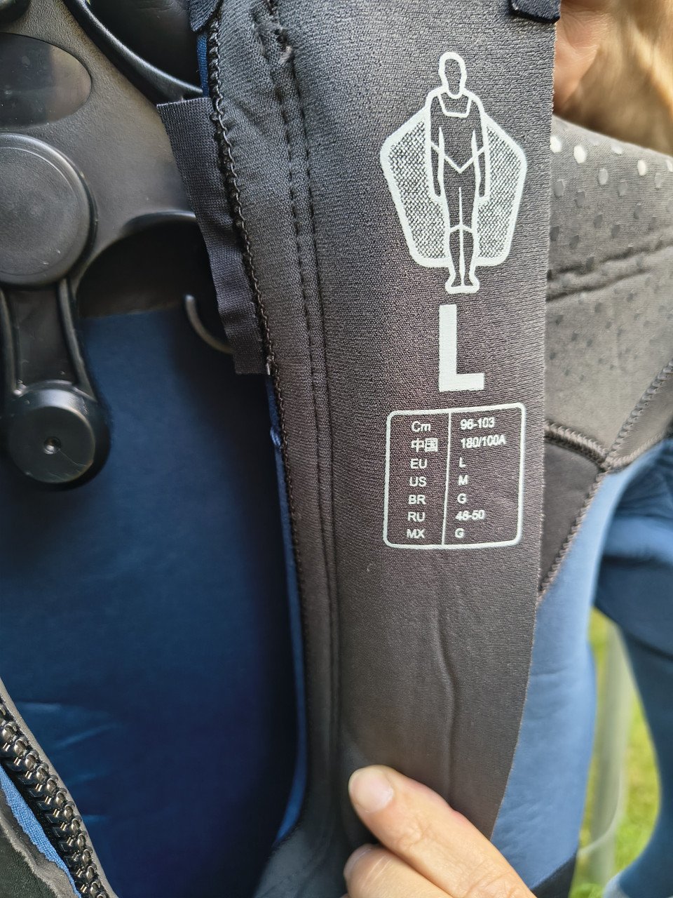Duikpak maat L, nooit gebruikt