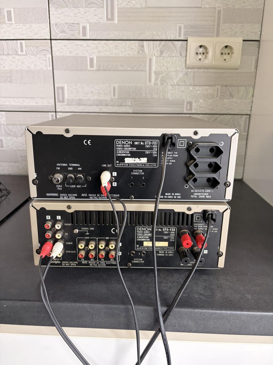Denon HiFi Stereo Versterker + RDS Tuner – Werkend