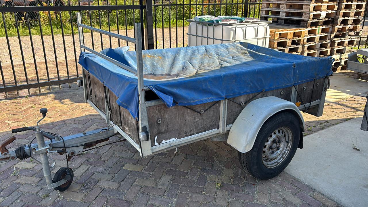 Saris bakwagen geremd opknapper 200x125cm 1200kg