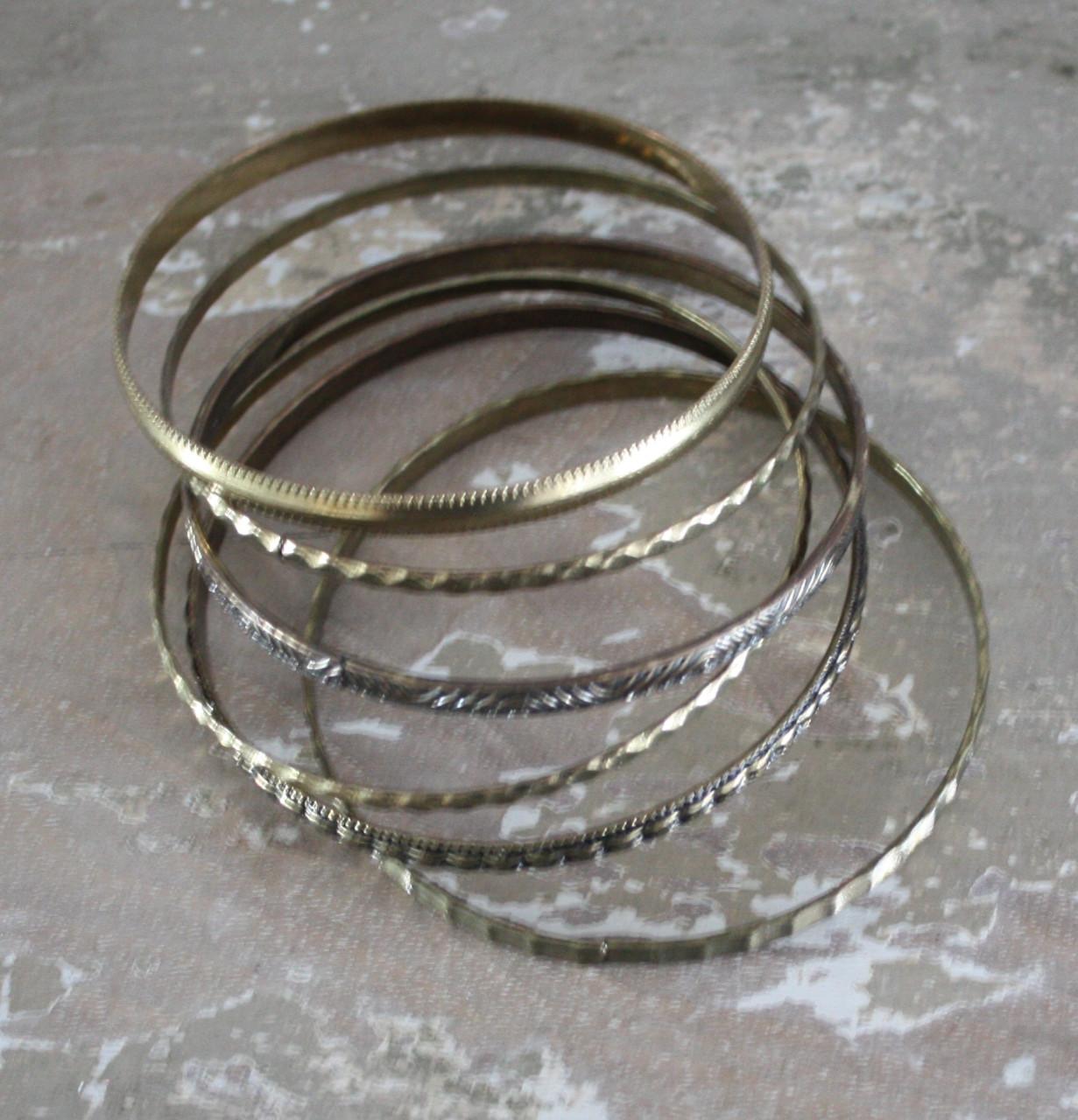 Set van 6 goudkleurige arbanden