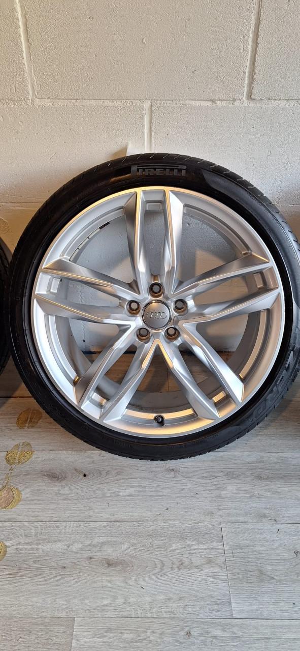 Originele Audi A6 S6 C7 20'' velgen + 7mm banden 4G9601025N