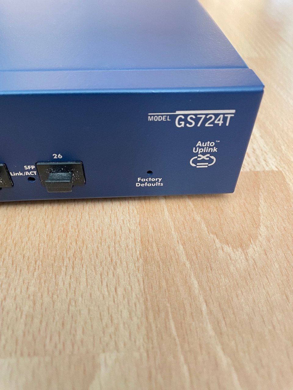 Netgear ProSafe GS724T 24-poorts Switch