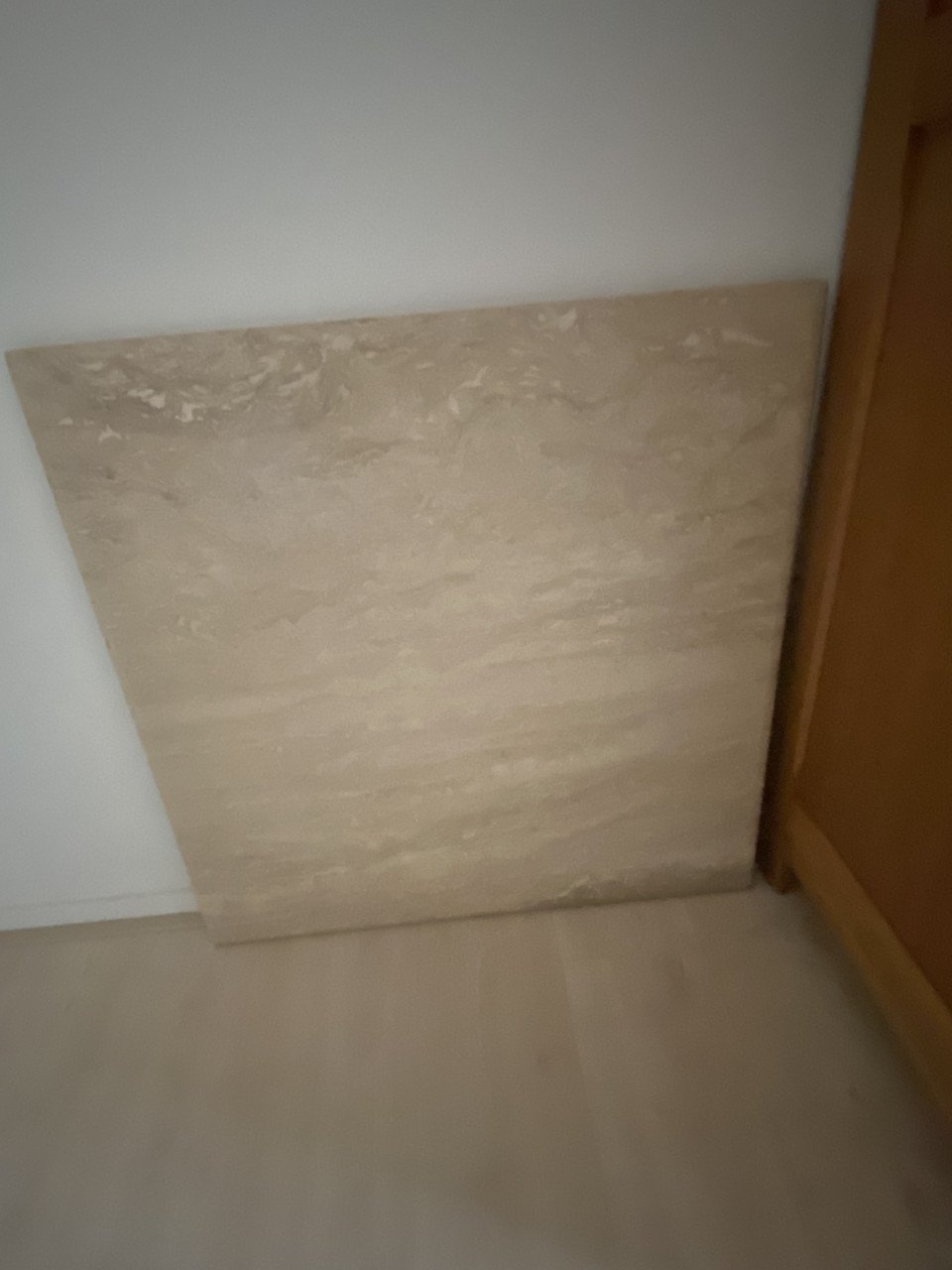 Travertin tafelblad 1x1 m