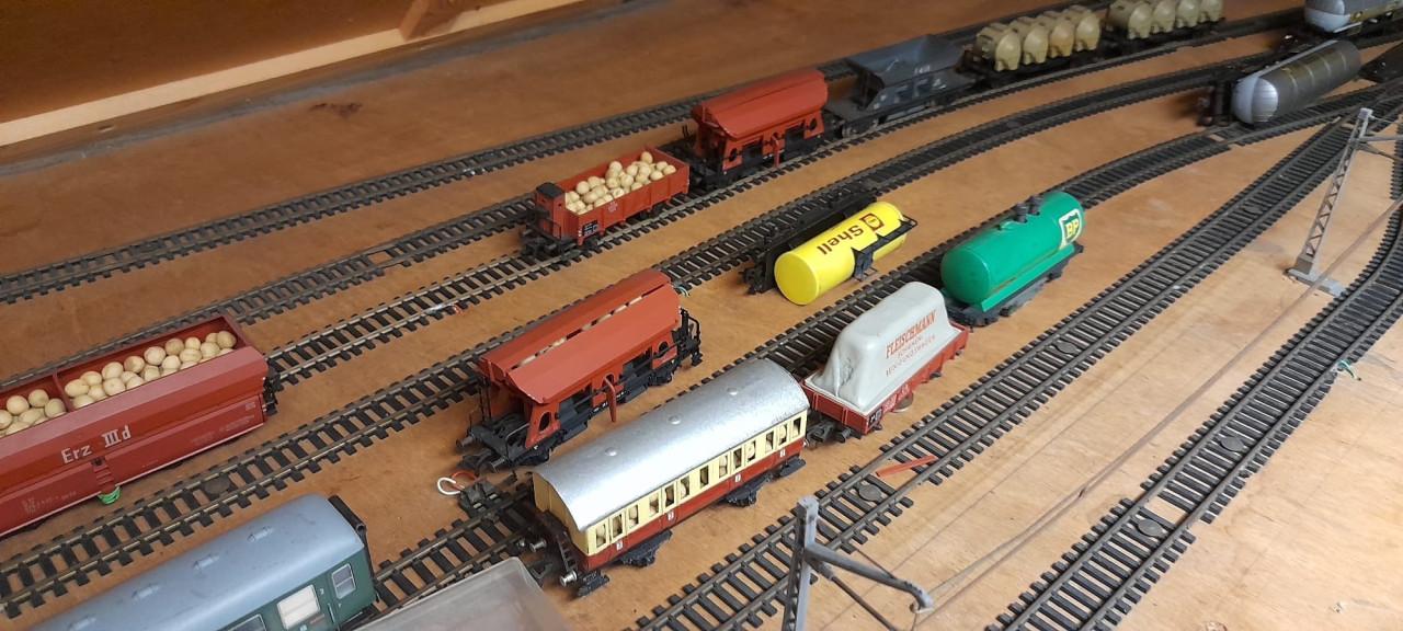 🚂 Grote modeltrein baan + veel rails & accessoires – compleet pakket!