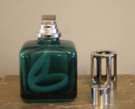 Originele glazen flacon brander van Lampe Berger Maison Paris