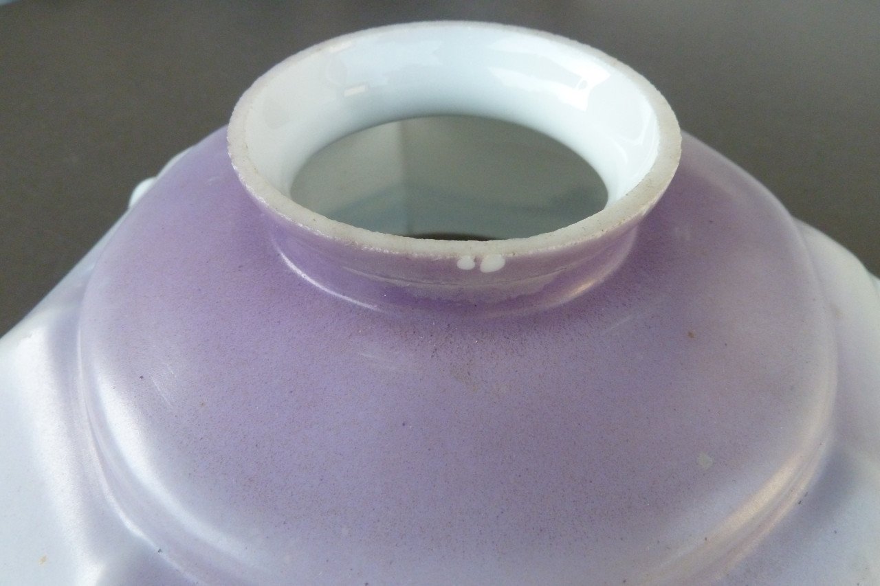 Lampenkap opaline vintage antiek