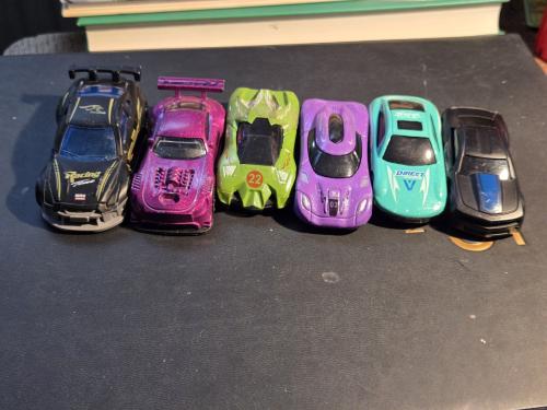 6 stuks Hot Wheels autootjes. Die Cast 1:64