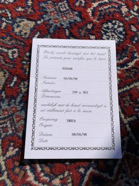 ❣️Prachtige Sfeervolle Handgeknoopte Bidjar uit India met Certificaat❣️