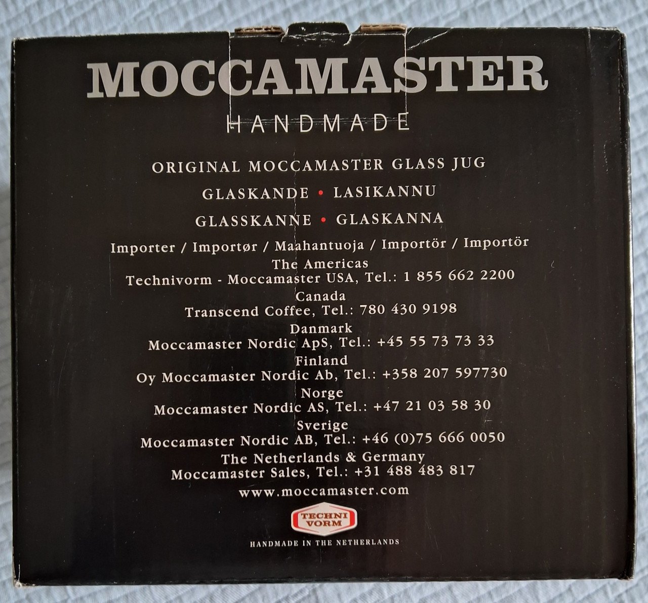 Moccamaster koffiekannen