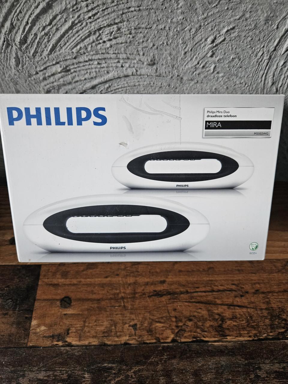 Zgan Philips Mira Duo draadloze telefoon M550/M555
