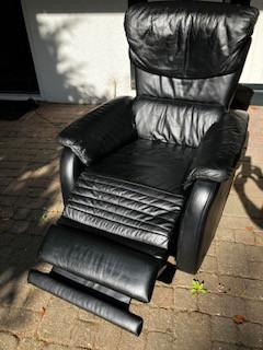 Fitform luxe leren relaxfauteuil