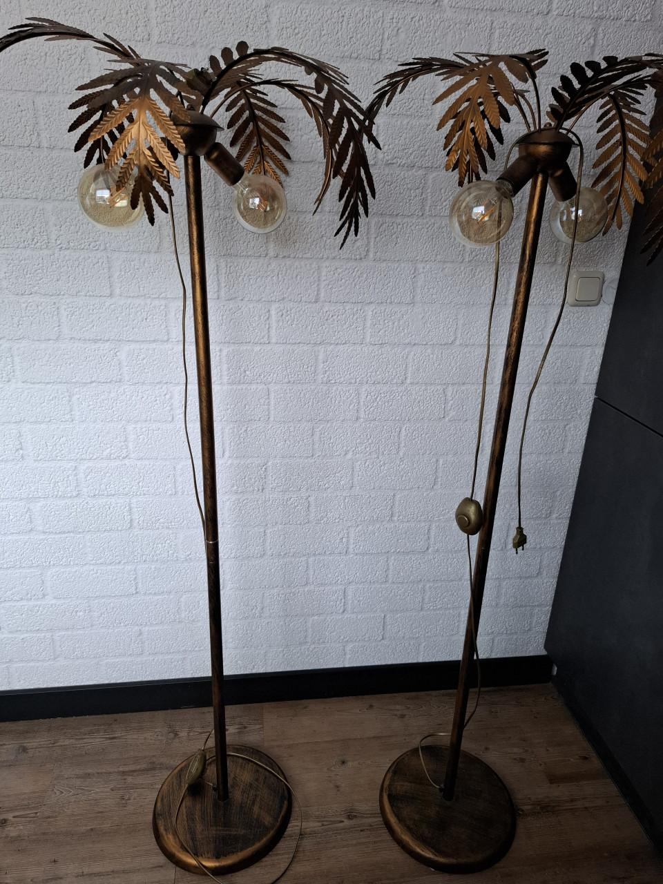 Set prachtige vloerlampen