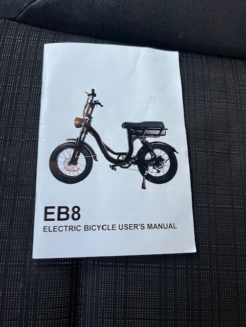 EB8 Elektrische Fatbike Weinig kilometer 00183 kl meter