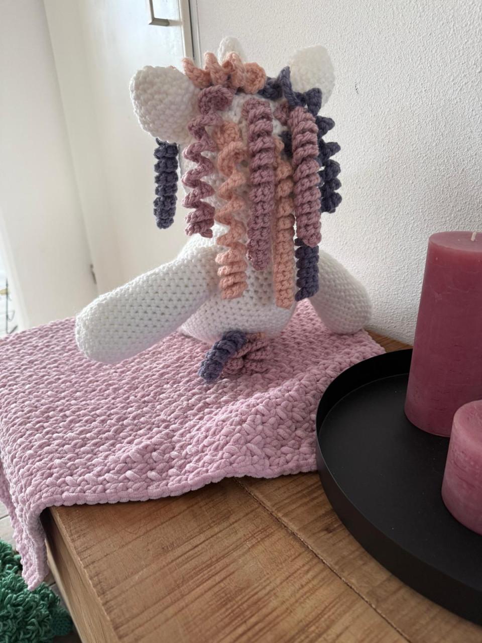 Zelfgehaakte knuffels/dekens