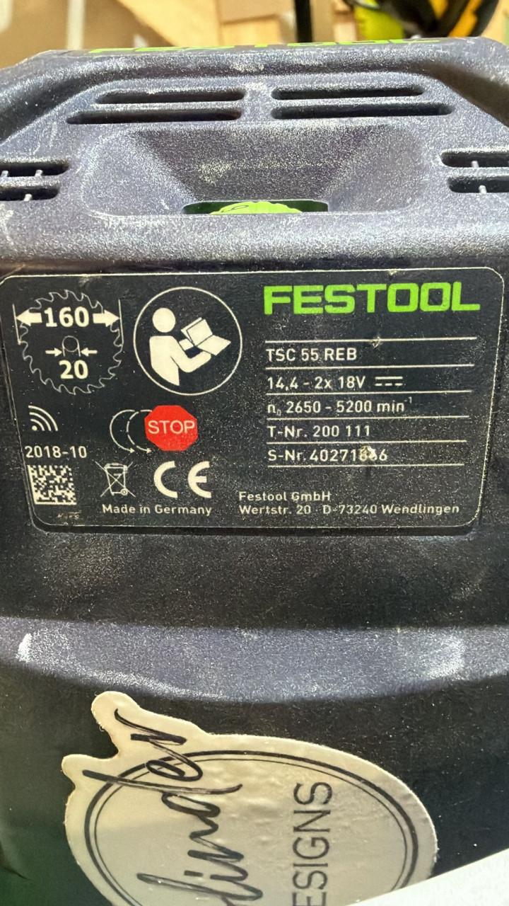Festool TSC55 invalzaag