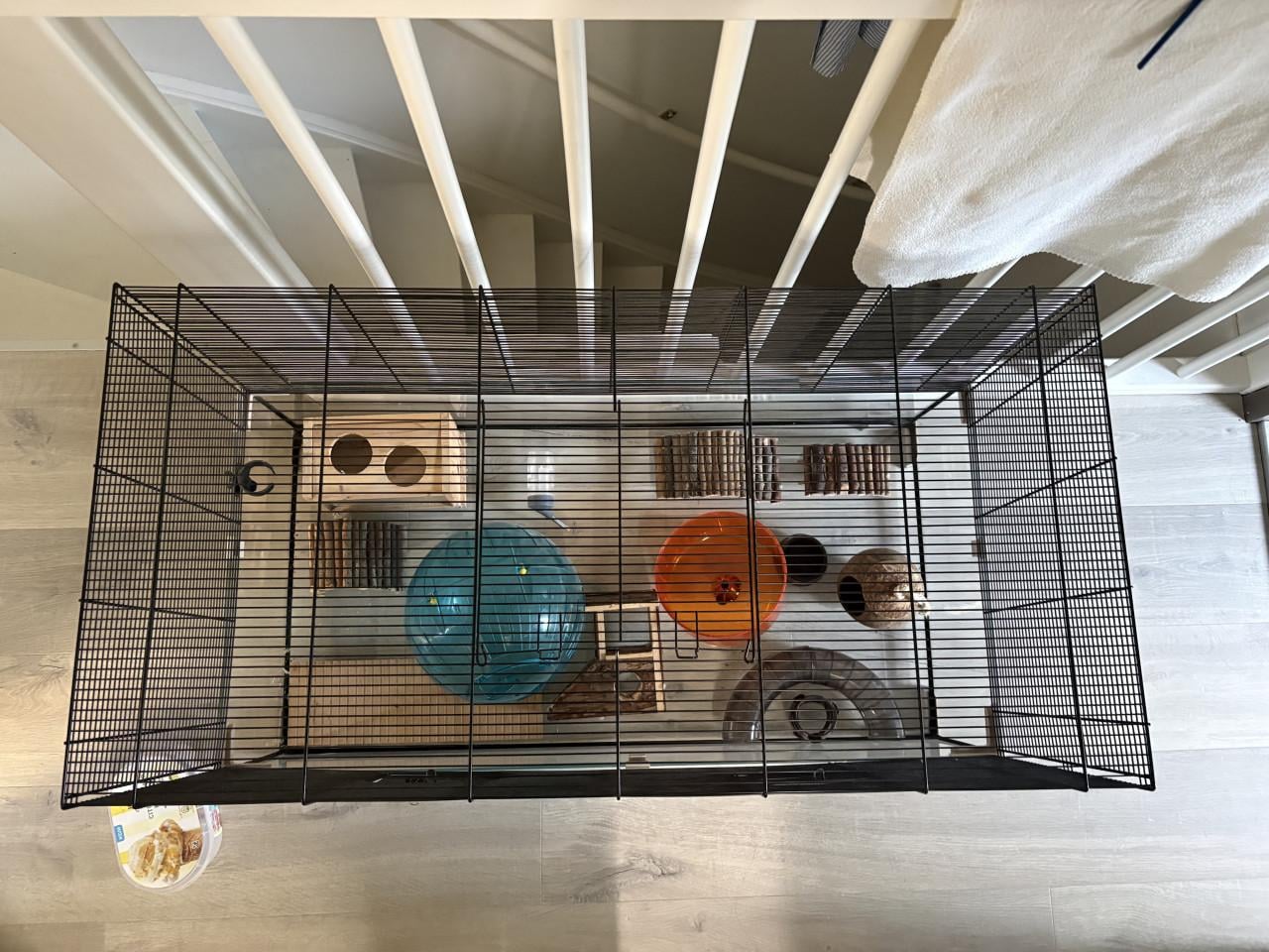 Ferplast Karat 100 knaagdierenkooi met toebehoren. Hamster