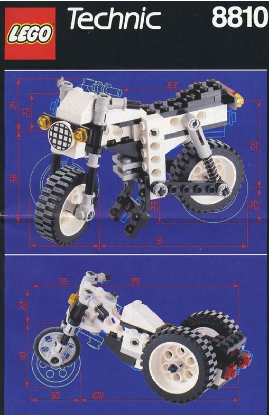 Lego Technic 8810:  Cafe Racer