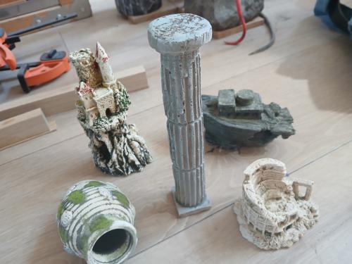 Aquarium decoratie 5 stuks