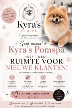 Plaats voor nieuwe klanten in de trimsalon