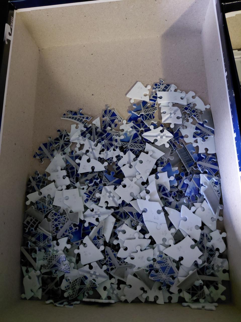 Eiffeltoren 3d puzzel glow in the dark