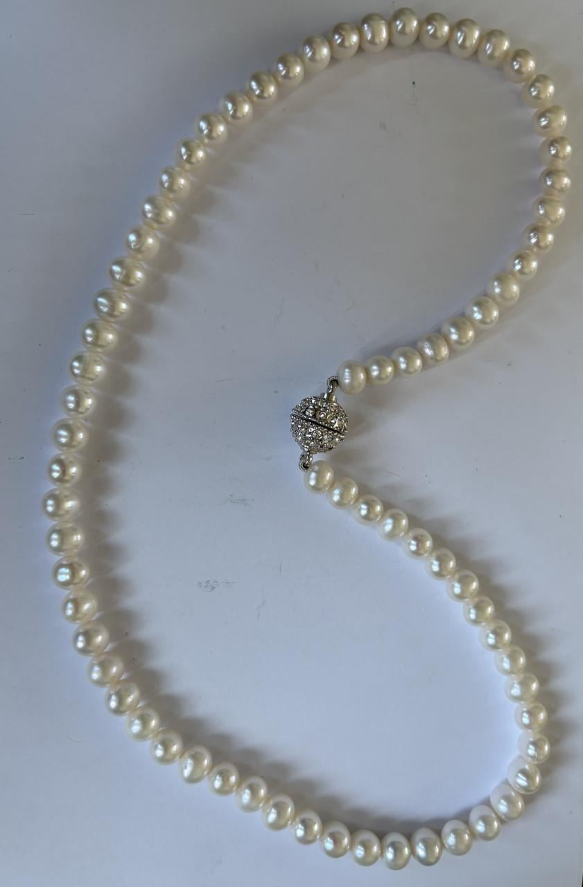 Ketting zoetwater parel