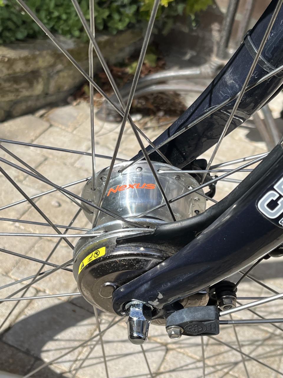 Herenfiets Raleigh PRIORITY 7 speed trom remmen verlichting enz. Als nieuw