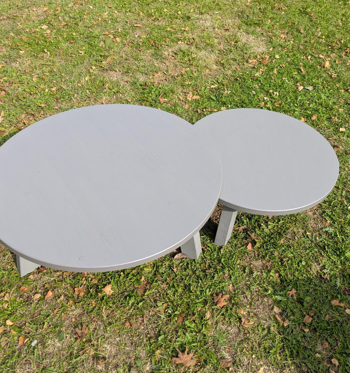 Ronde salontafeltjes