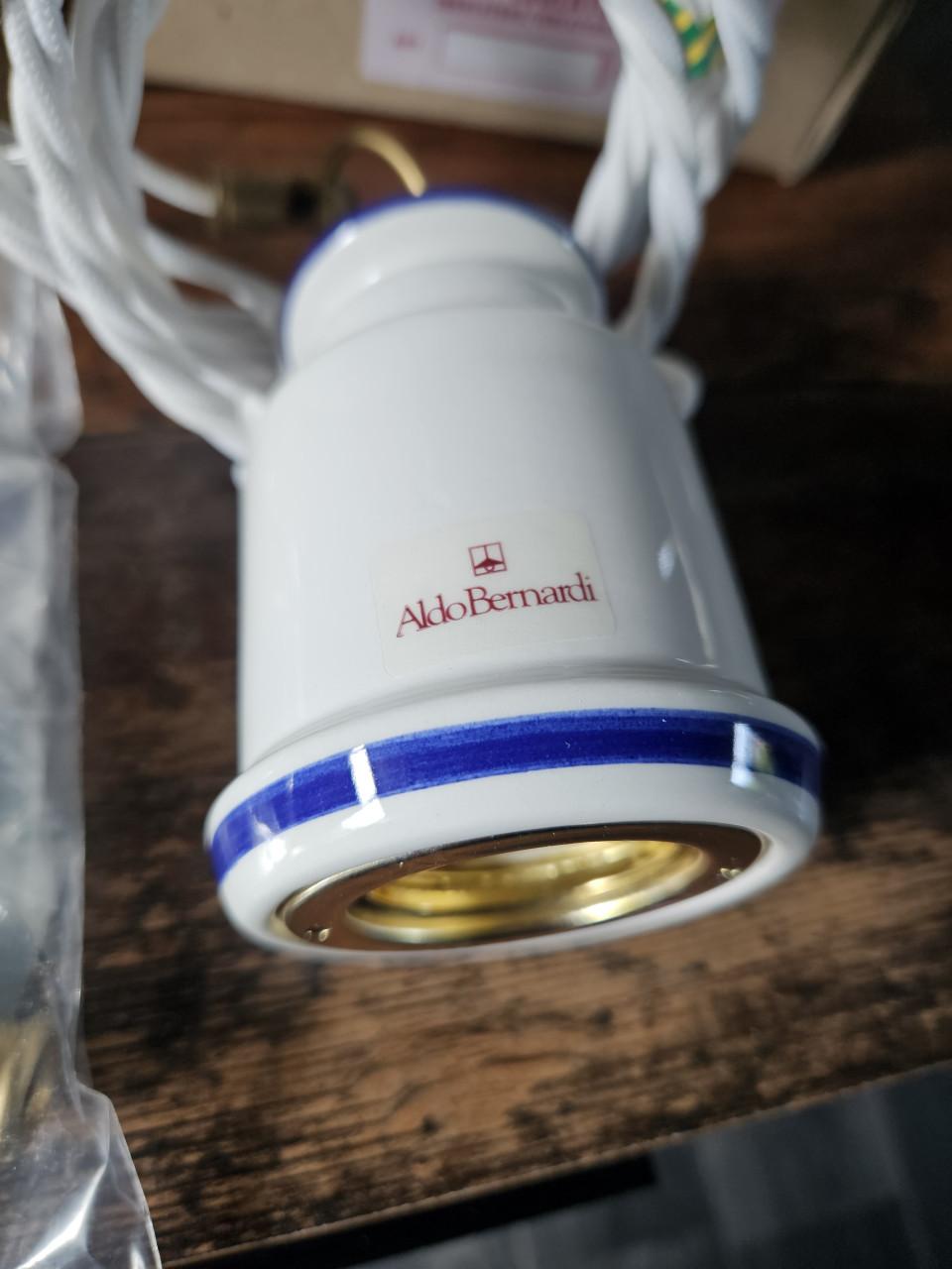 Aldo Bernardi E27 fitting met plafondkap en snoer