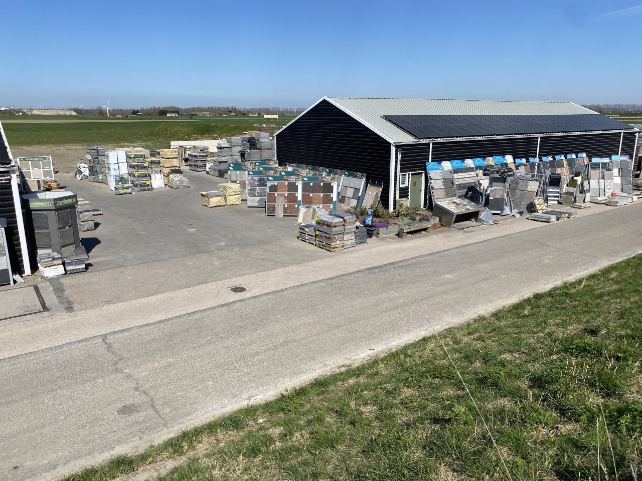 Tuin terras oprit bestrating
