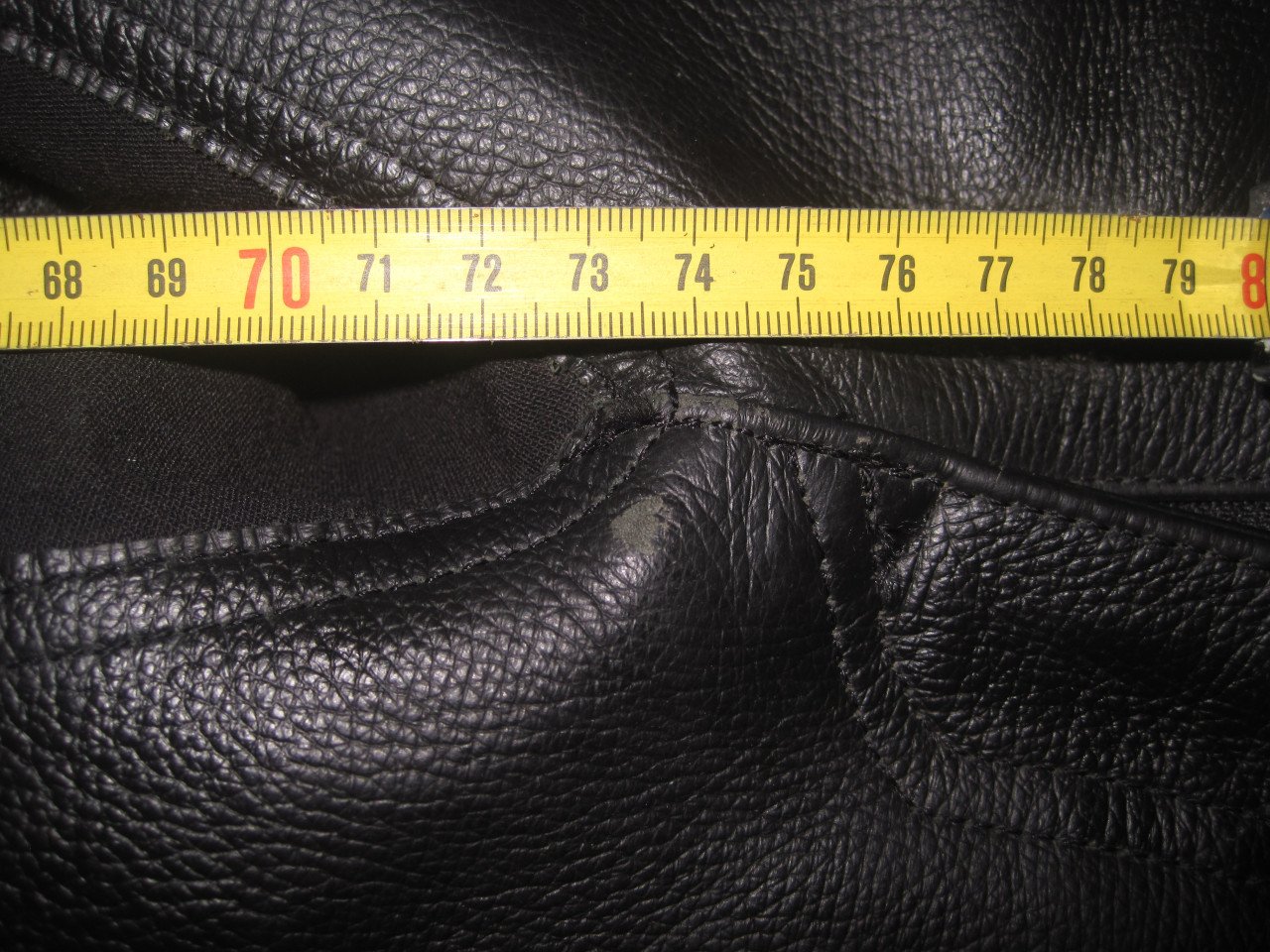 Motorbroek leer maat 30