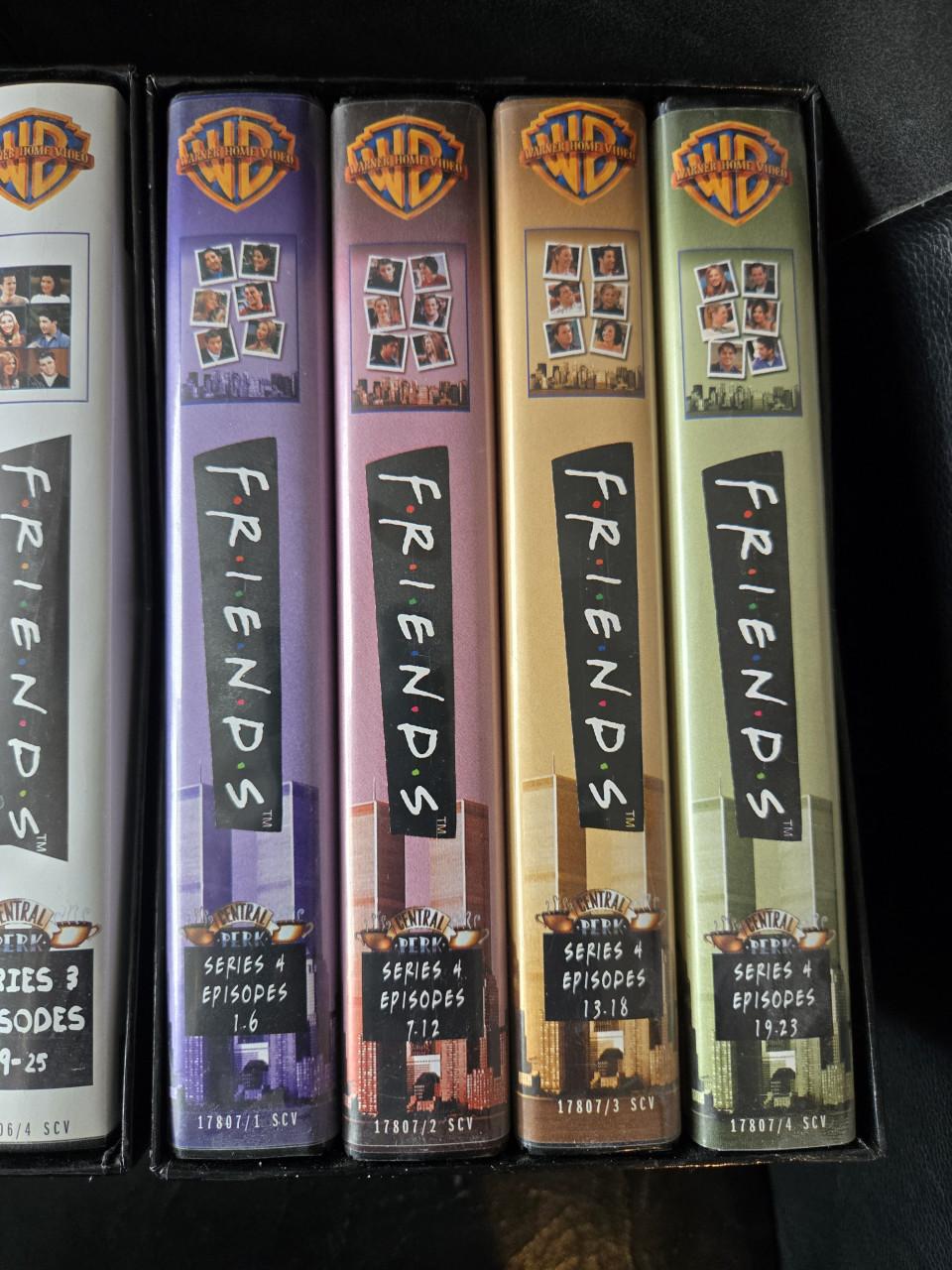 Friends Boxset VHS Serie 2-3-4.