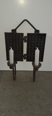 Wafelijzer (omgebouwd)